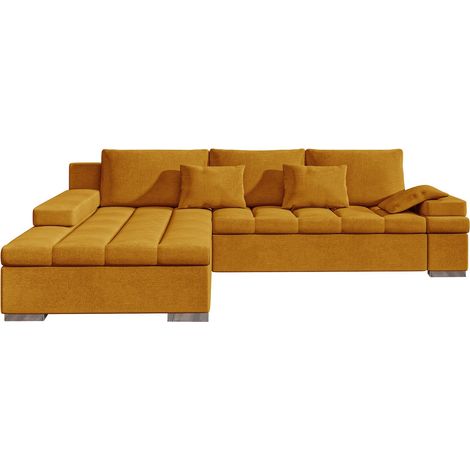 Canapé d'angle Comfivo 169, Wave 05, Fonction de couchage, Boîte de literie, 310x175x83cm, 0 (1/5)