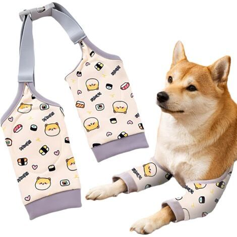 BUNTHAUS Hundebeinschutz, Hunde-Ellenbogenbandage für mittelgroße und große Hunde, verhindert Wundlecken, hilft bei Arthritis (1/5)