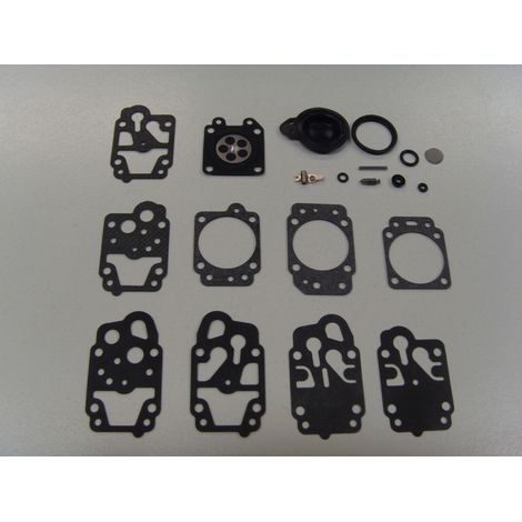 Kit junta carburador diafragma para WYK WALBRO 227040 K13-WYK con aguja (1/2)