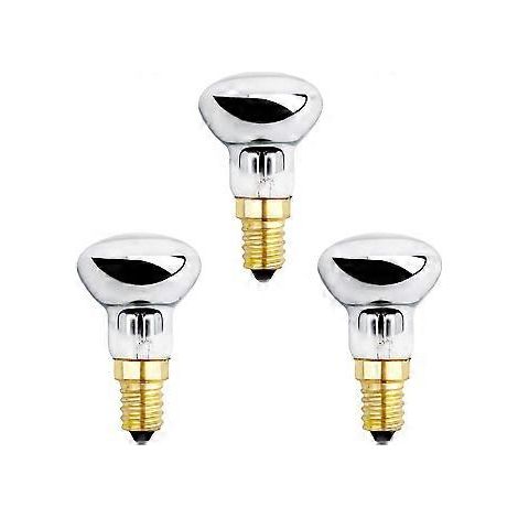 E14 R39 25W Lavalampe, dimmbar, warmweiß (2600K), 250lm, kleine Reflektorbirne für Heizstrahler, Raketenlampen und Glitzerlampen, 3er-Pack