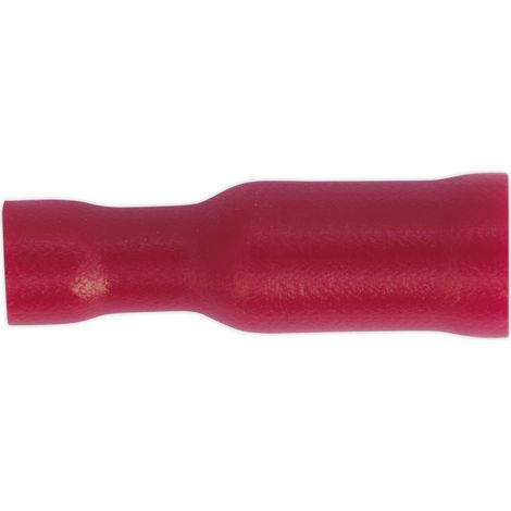 Sealey RT23 Female Socket Terminal 4mm, Red - Pack of 100 (1/2)
