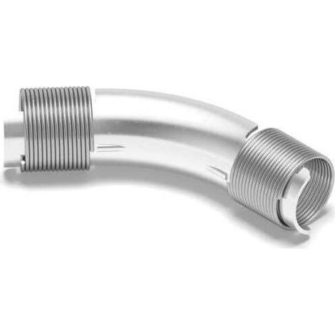 Rehau Rohrführungsbogen 32mm, 45 Grad, Stahl verzinkt, für Sanitär