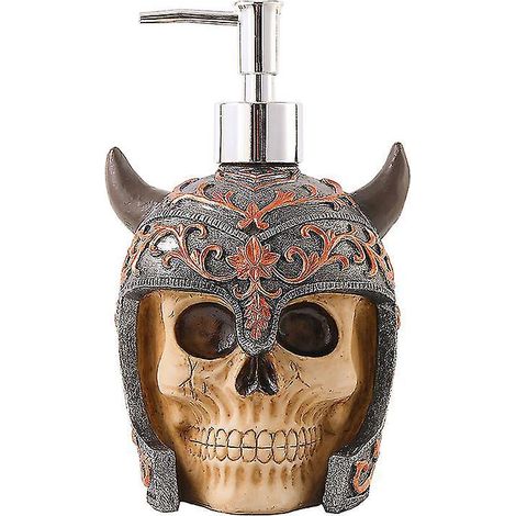 1 Stück Totenkopf-Pumpflasche für Halloween-Dekorationen
