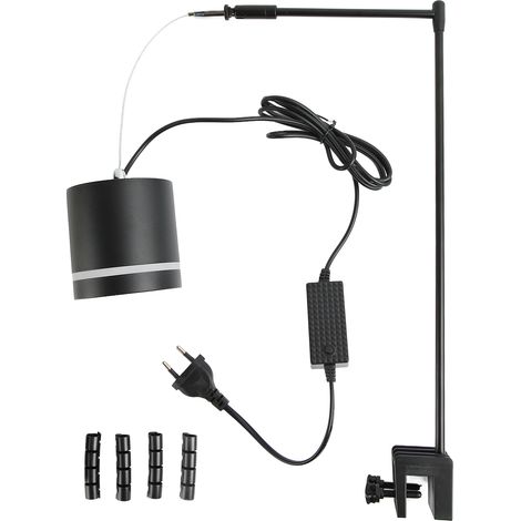 Lampada LED per acquario – alta luminosità – con supporto – decorativa – spina europea 220-240V