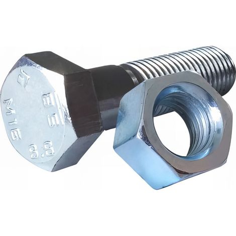 50 Boulons SB 8,8 EN15048 zingués - diamètre 12 mm - 80/30