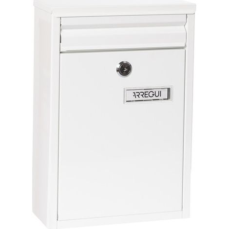 Buzon Exterior 320X220X80Mm Vertical Arregui Acero Blanco Zaguan E5751 (1/5)