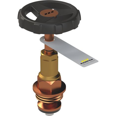 Kemper Absperr-Oberteil für KRV-Absperrventil mit Strömungskörper, Figur E0109 145 02, DN 25, E010914502025KP