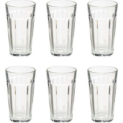 Lot de 6 Verres à Eau "Loft" 35cl Transparent