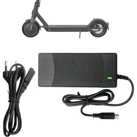 Chargeur 42V pour Trottinette Xiaomi M365 M365 Pro Ninebot Kickscooter Segway G30LE /ES1/ES2/E22E/E25/F25E/AIR T15 Phonillico® (1/5)
