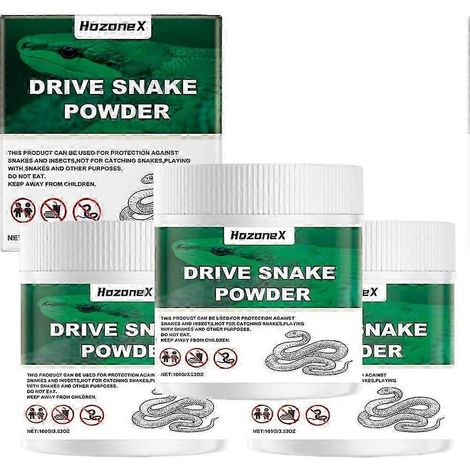 Répulsif anti-serpents puissant pour jardin, poudre anti-serpents, répulsif anti-serpents extérieur, répulsif intérieur, répulsif anti-serpents pour la maison et la maison (1/5)