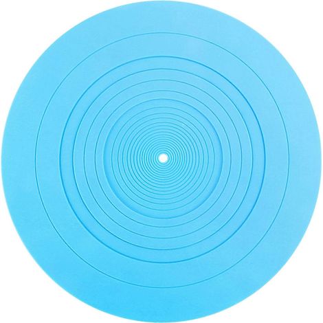 295mm Silicone Platine Mat Anti-vibration Slipmat Disque Mat pour LP Lecteur de Disques Vinyle Audio Rechange D (1/5)