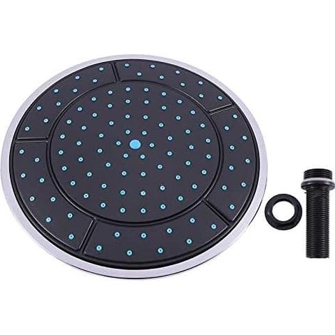 1Pcs Douche Actionnée par Pluie de Ronde en Plastique de 25Cm Accessoires Cabine de Buse de Tête de Toit Dessus de La Chambre