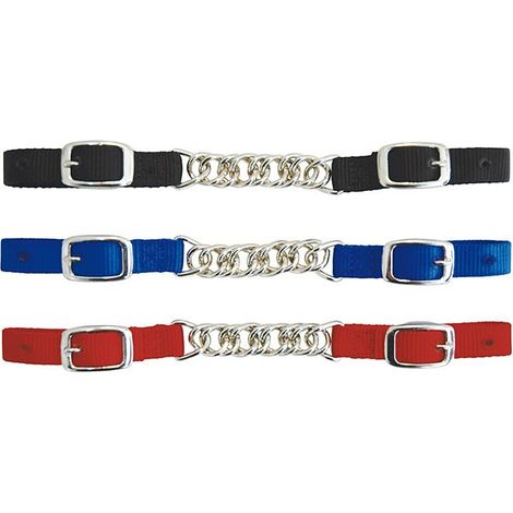 Barbozzale in nylon con catena - Blu navy (1/3)