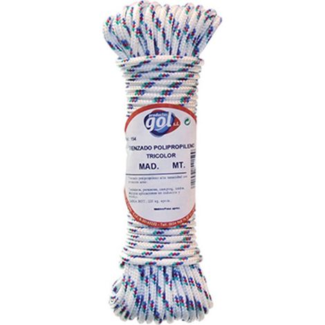 Matassa 10mt corda stendibiancheria 5mm tricolore 154100