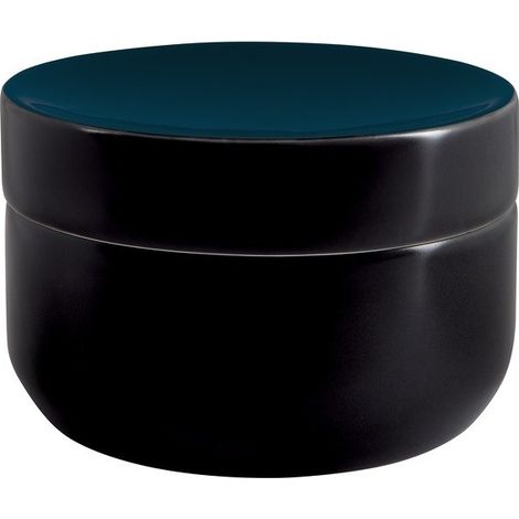 Boite à cotons Céramique JARO Noir Pétrol Spirella