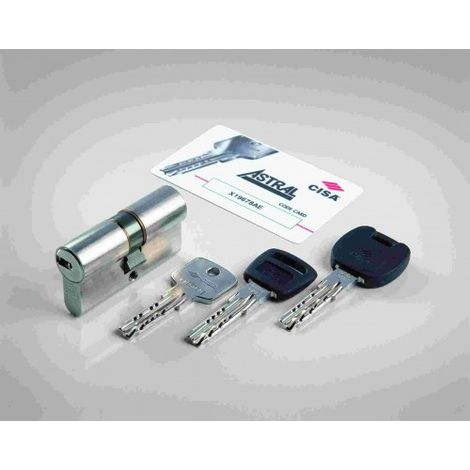 CILINDRO ASTRAL 50X50 LATONADO - CISA