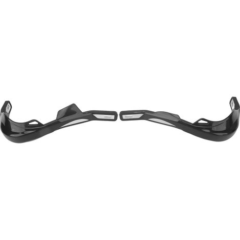 Set mit 2 Motorrad-Handschützern (22 mm und 28 mm) für Suzuki, schwarz, zur Reduzierung des Windwiderstands. (1/5)