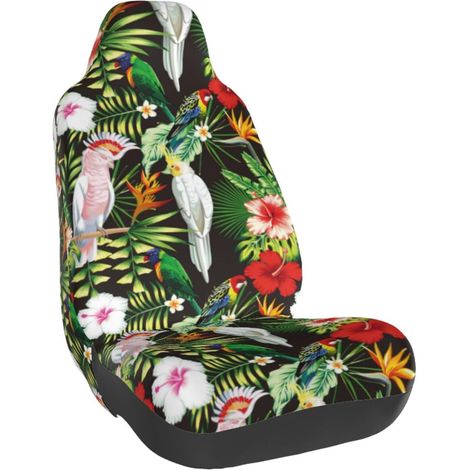 Housse de siège avant voiture – Fashion Artsy Cute Perroquet (1/5)