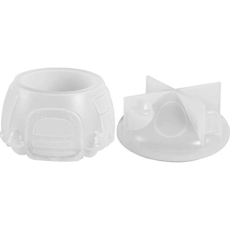 Pilzförmige Silikonform zur Herstellung von Schmuckkästchen, Form für DIY-Schmuckkästchen aus Glas