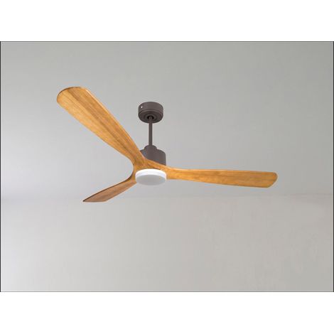 Ouray de Klassfan - Ventilateur de plafond et destratificateur moteur DC Laiton pales bois clair 45 à 55 m² OurayDC5P7Sw178 (1/5)
