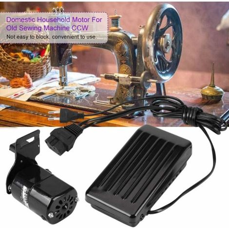 180-W-Vintage-Nähmaschinenmotor mit verstellbarem Fußpedal, kompatibles Ersatzteil für Singer/Brother