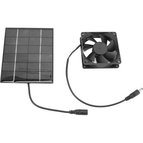 Outil de dissipation thermique de ventilation d'air d'échappement de ventilateur de panneau solaire pour le hangar de serre (1/5)