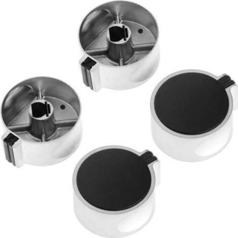 Lot de 4 boutons de 6 mm pour plaque de cuisson à gaz. (1/5)