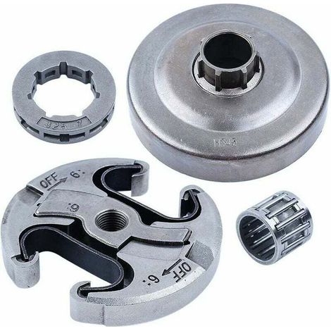 Tambour d'embrayage Embrayage Assy Pignon Jante Roulement à aiguilles kit pour Husqvarna 340 345 346XP 350 351 353 445 450 E Tronçonneuse THSINDE (1/4)