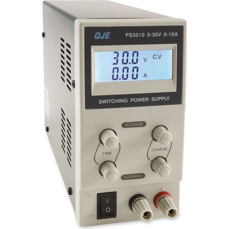 CHILITEC Alimentation de laboratoire réglable CTL-3010, 0...30 V / 0...10 A, LCD