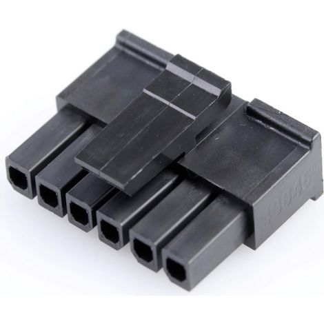 Molex Buchsengehäuse-Kabel Polzahl Gesamt 6 Rastermaß: 3 mm 436450600 1 St. Bag