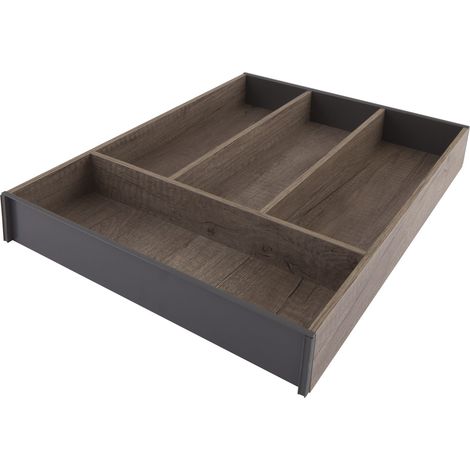 Blum Ambia-Line Besteckeinsatz Besteckkasten 425x300x50mm, Nebraska Eiche Stahl