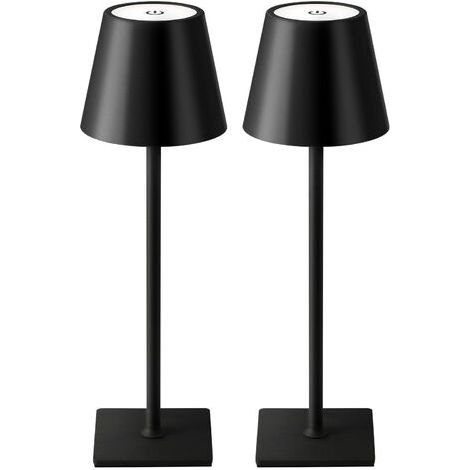 2-teiliges tragbares Beleuchtungsset, 5000 mAh, schwarz (1/5)