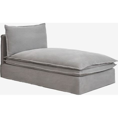 Modulo chaise longue per divano componibile in lino e cotone Grace SKLUM (1/5)