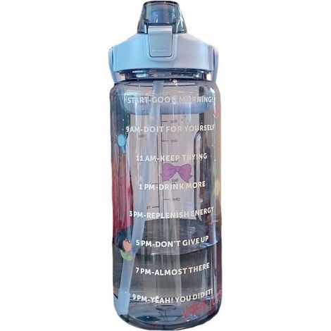 Grande bouteille d'eau pour le sport (1/2)