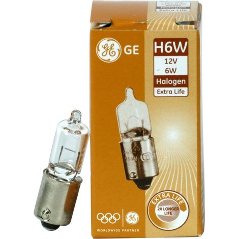 GE General Electric H6W Extra Life Standlicht 1Stück 52830LFD (1/3)