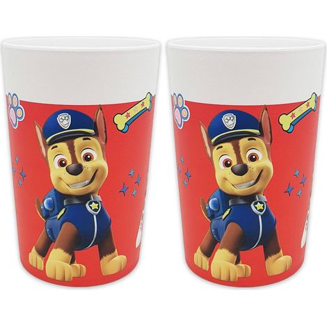 Vasos reutilizables de PAW PATROL de 230 ml (2 unidades). (1/5)