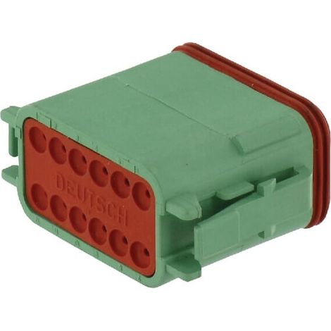 Carcasa de enchufe 12 polos Hembra DT POSITIONS FEMELLE DT DEUTSCH DSDT0612SC 12 (1/2)
