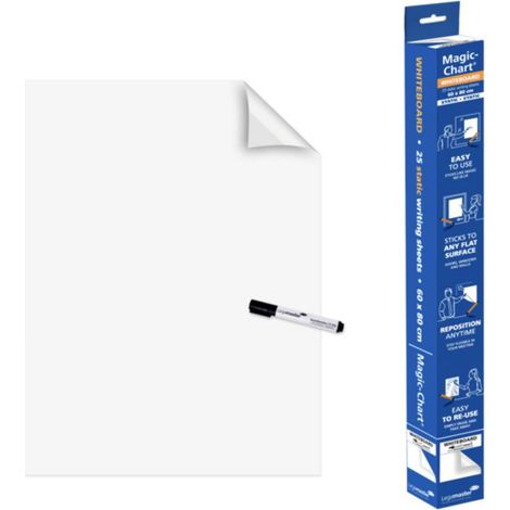 Legamaster Lucidi per lavagna bianca Magic-Chart (L x A) 600 mm x 800 mm Bianco (1/3)
