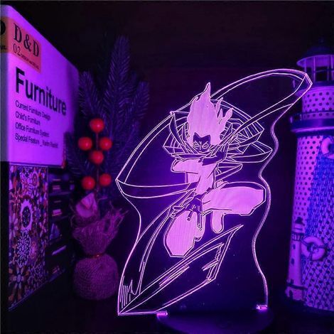 Lampe LED Boku no Hero Academia SHOTA AIZAWA, veilleuse à couleurs changeantes, lumière 3D My Hero Academia pour la décoration intérieure (1/5)