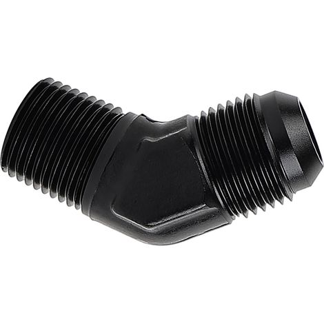 Zoternen Adaptateur de raccord évasé mâle 10AN vers tuyau NPT 1/2'', 45 degrés, en alliage d'aluminium