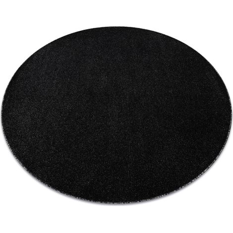 ETON PLUS cerchio tappeto Melange antracite / argento grey rotondo 100 cm