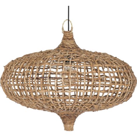 Lampara Techo Fibras Naturales 70X70X50 (1/5)