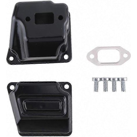 Silencieux complet MS 260, tube d'échappement de rechange pour tronçonneuses 024 026 MS 240 260, pièce 1121 140 0606, sortie moteur, kit fixe, durable et performant. (1/5)