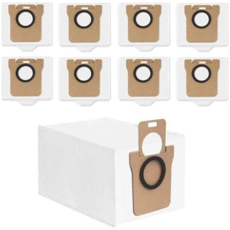 FENOPLASTICAFOREHILL Staubbeutel für Dreame L10s Ultra/Dreame S10 Saugroboter, Staubsaugerbeutel-Zubehörset, Staubbeutel, 2,5-Liter-Ersatzbeutel (8 Stück) (1/5)