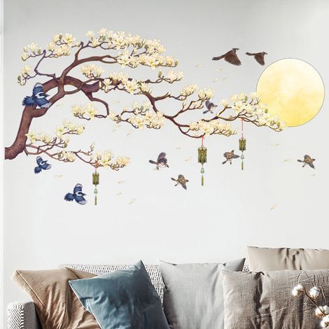 Väggtatuering magnolia träd väggdekal 63106cm (1/5)