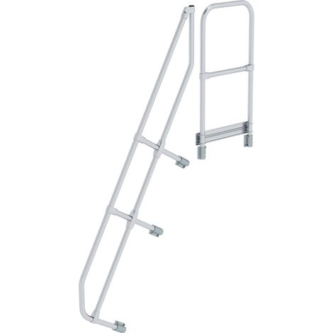 MUNK Handlauf für Treppe 60° mit Plattform, 7 Stufen