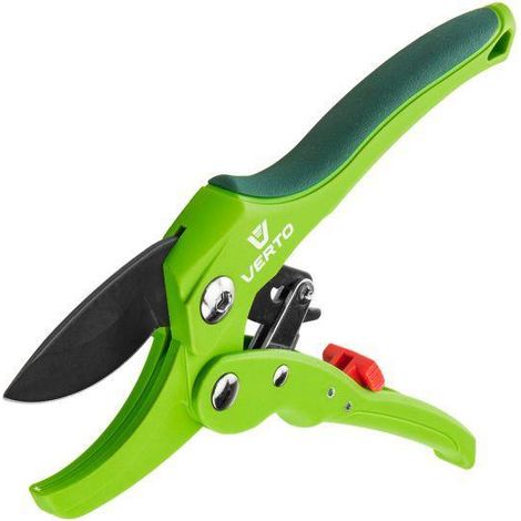 Forbici da potatura a incudine con cricchetto, diametro di taglio 20 mm (1/3)