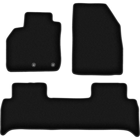 Tappetini BASIC in velluto nero per: Renault Scenic III monovolume (2009-2016)