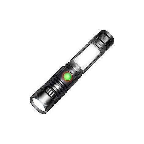 Wiederaufladbare Mini-Taschenlampe mit LED-LED und Magnetverschluss, superhell, taktische COB-Arbeitsleuchte, leistungsstark, ideal zum Wandern, Campen und Spazierengehen.