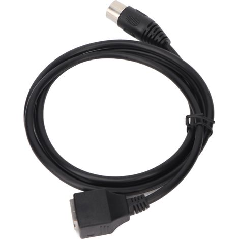 Câble DIN 5 broches vers RJ45, 1,5 m (4,9 pi), connecteur mâle 5 broches vers femelle RJ45, câble audio DIN pour câbles Ethernet, amplificateurs et tables de mixage (1/4)